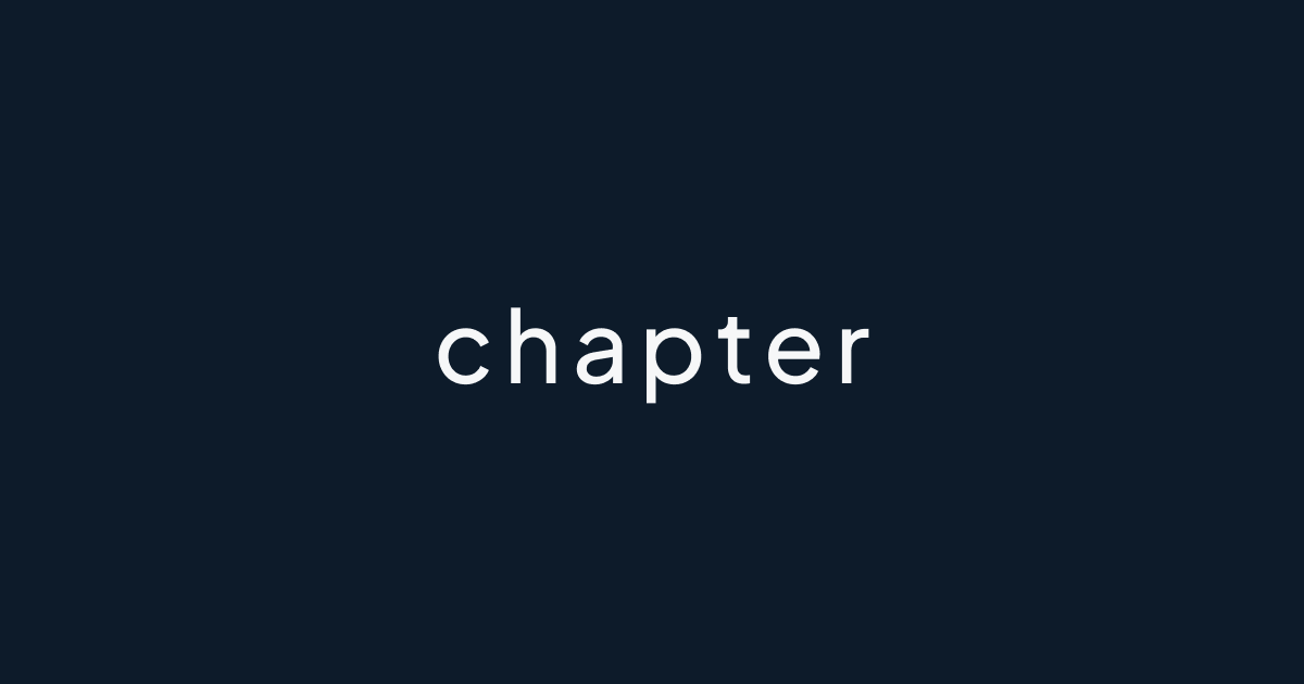 chapter